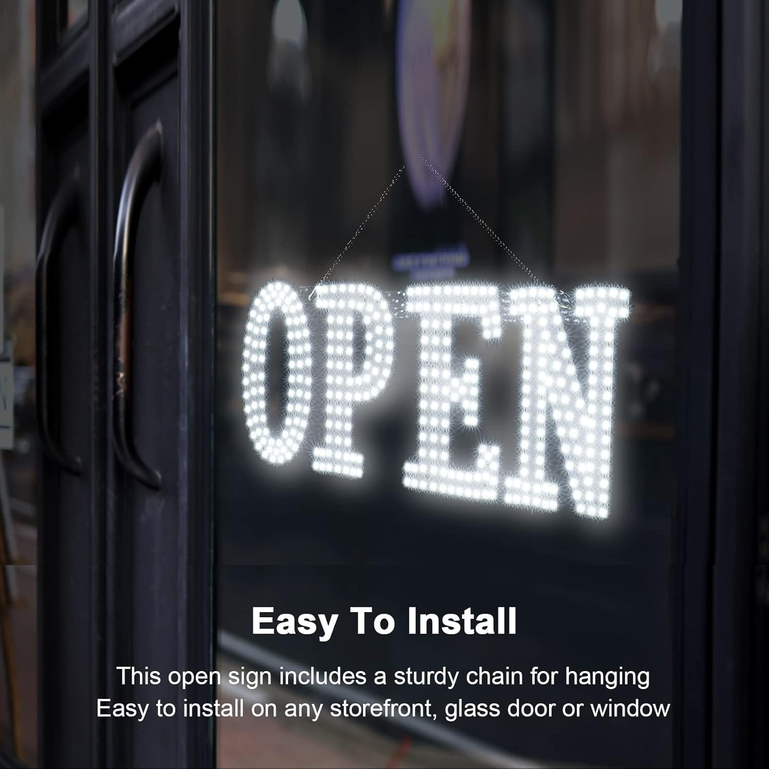 40&Prime;x14&Prime; Extra Large LED Open Signs for Business. Unique Design Super Bright Open
