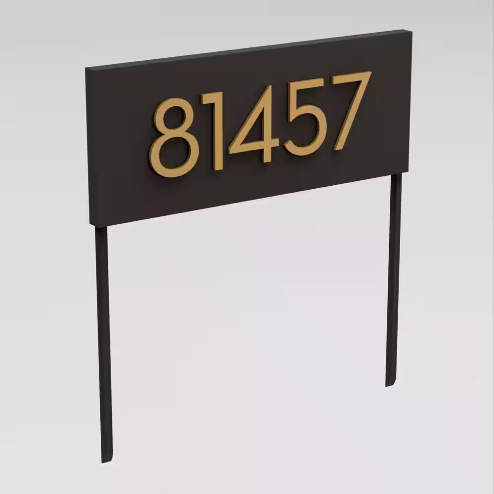 Hi Neighbor Rectangle Address Yard Sign