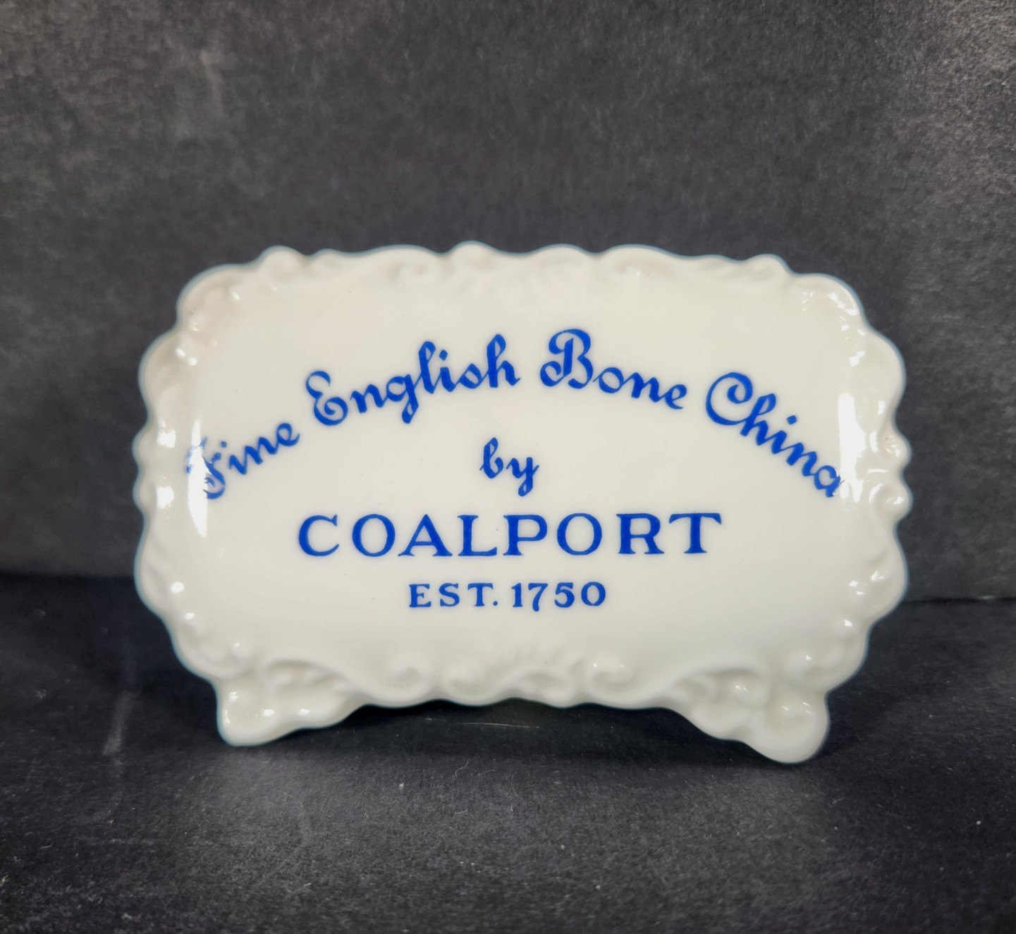 Coalport China Porcelain Dealer/Retailer Display Plaque Sign