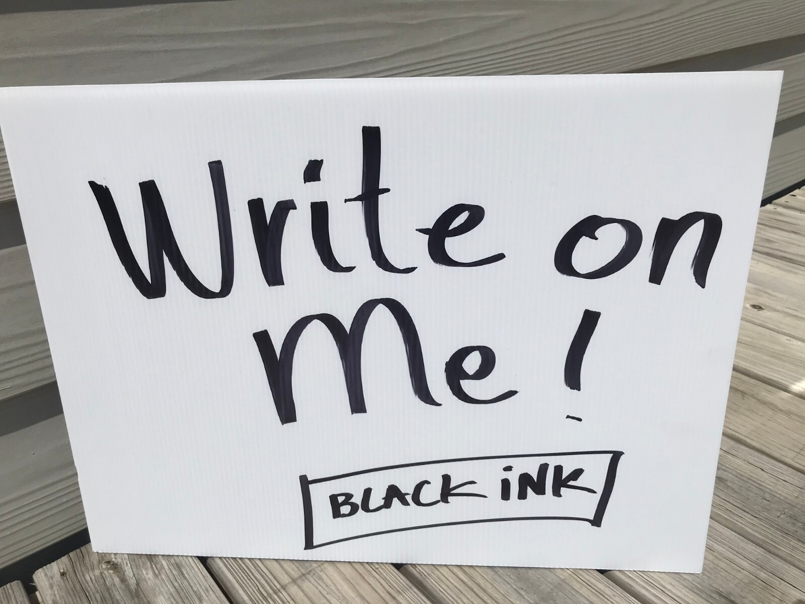 30 Pack White Signs 18&Prime; x 24&Prime; x 4 mm Corrugated Plastic, Write Your Own Messages