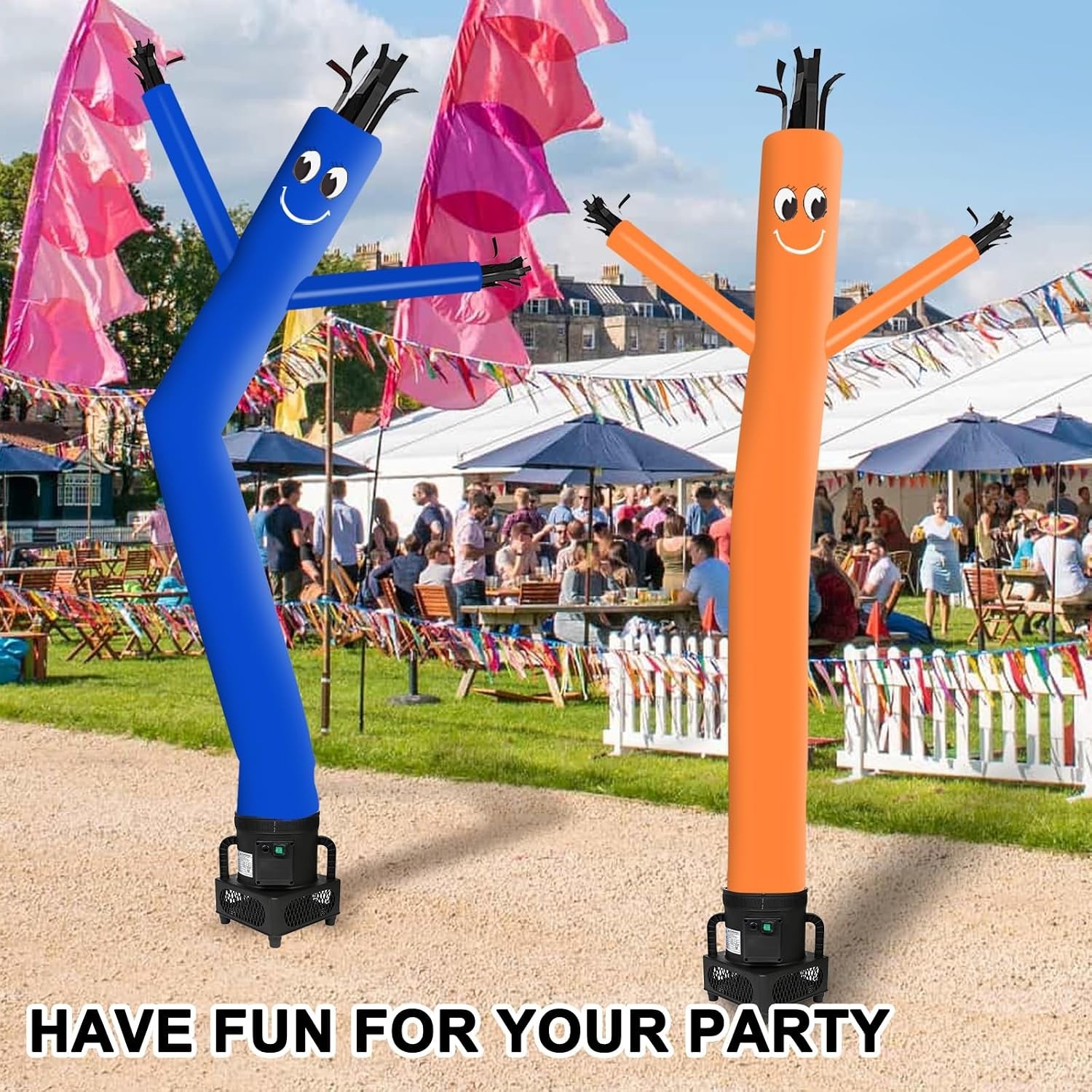 6FT Sky Dancer Inflatable with 1/3HP Blower Blue Groot Party Set