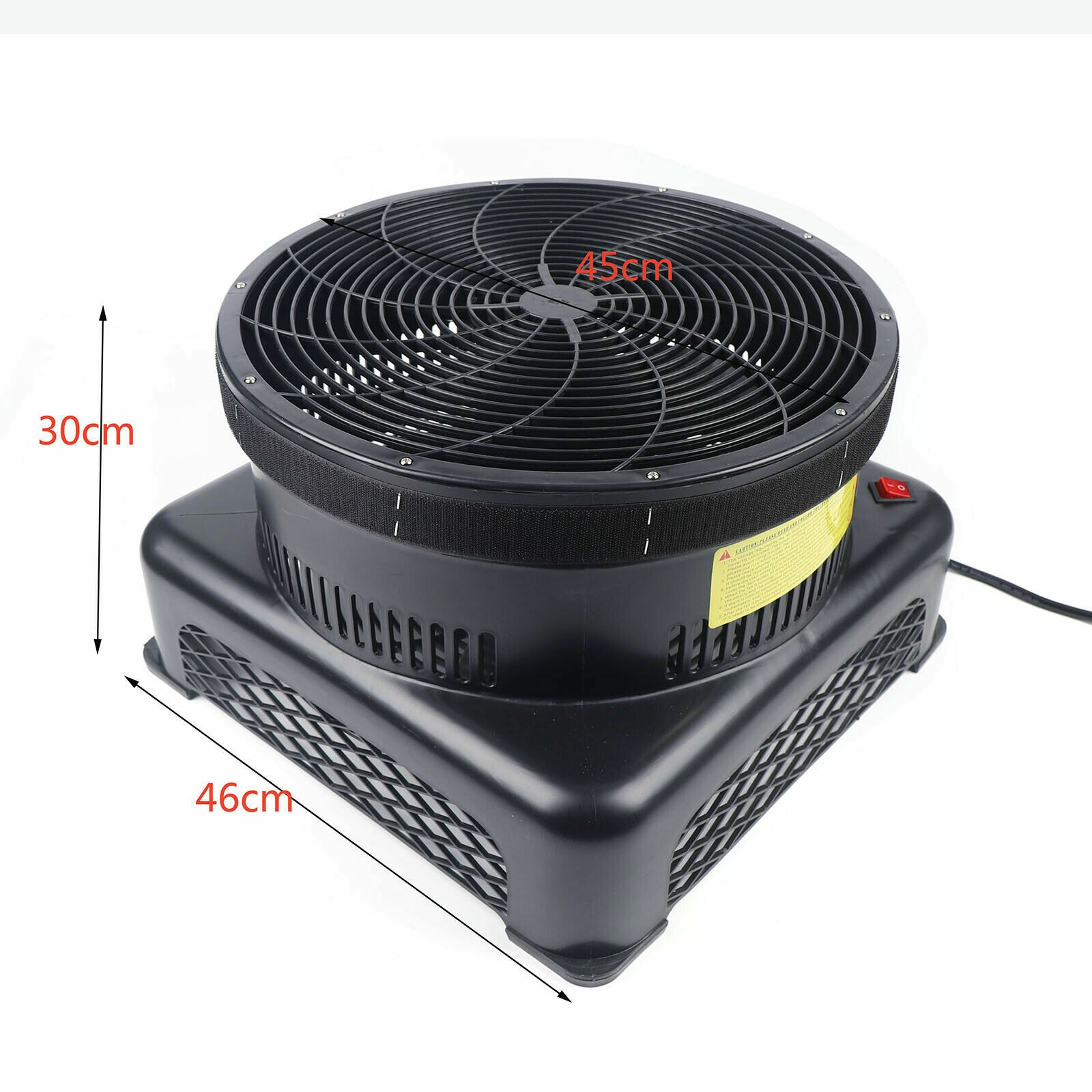 18In Air Blower Fan Fit Outdoor Inflatable Dancer Wind Tube Man Puppet Fly Guy