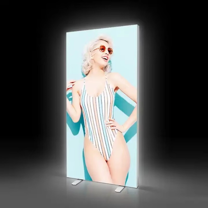 SEG Light Boxes Led Backlight Trade Show Display Booth Stand with Custom Print