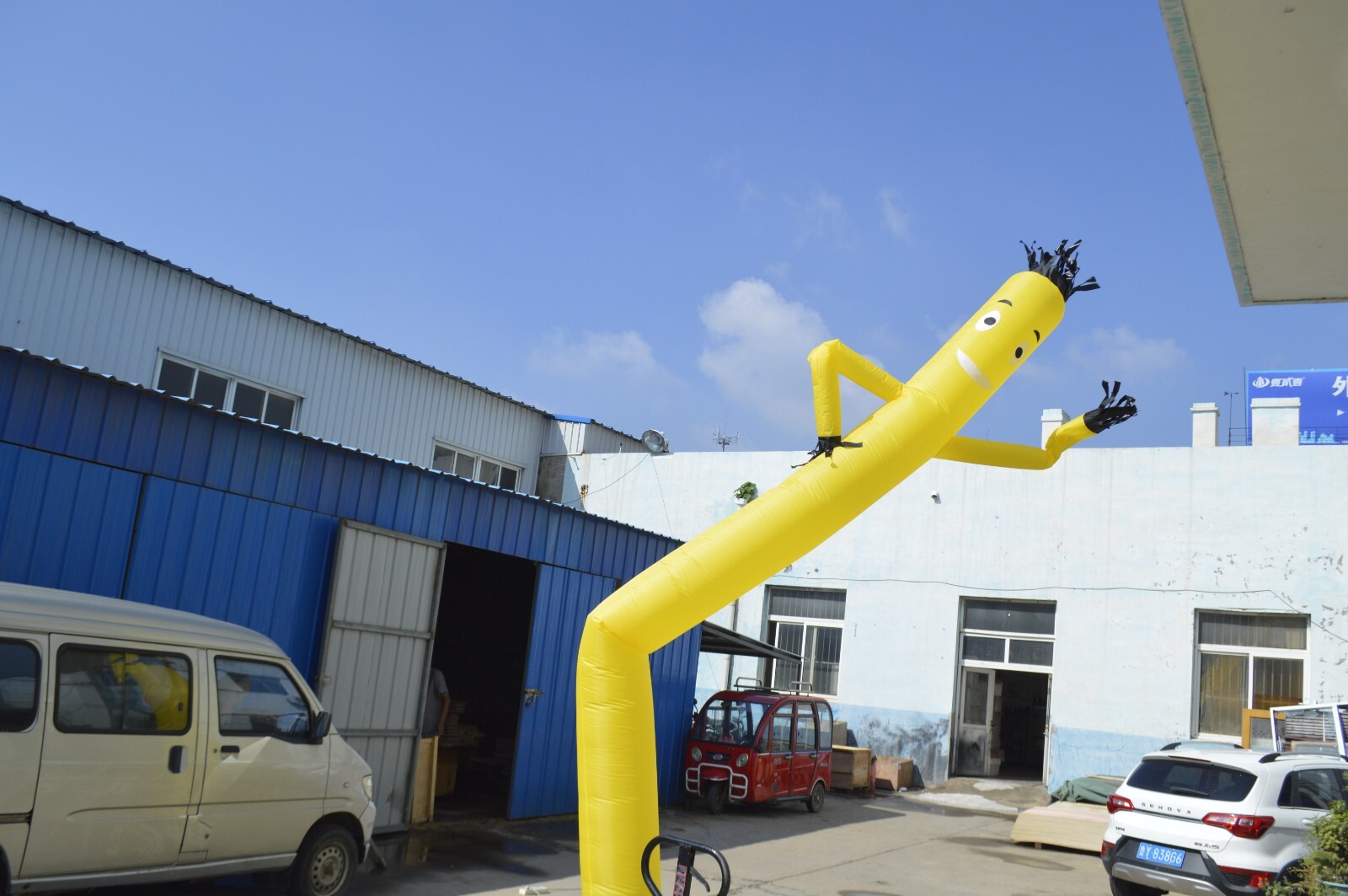 USED Air Inflatable Puppet Dancer Dancing Wind Dancer Sky Puppet NO BLOWER