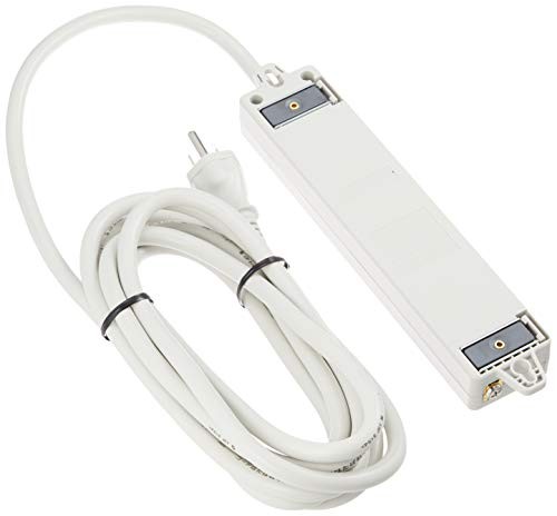 Panasonic OA Power Strip Grounded 15A Lockable 4 Outlets Gray 3m Cord Magnet