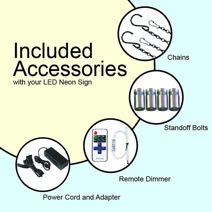 Furniture Neon Sign for Retail Displays | LED Flex Neon | 30&Prime;W x 12&Prime;H x 1&Prime;D