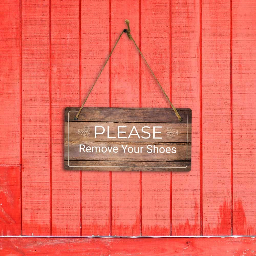 Instructions & Reminders | Rustic Oak Wood 5 x 10&Prime; Hanging Signs