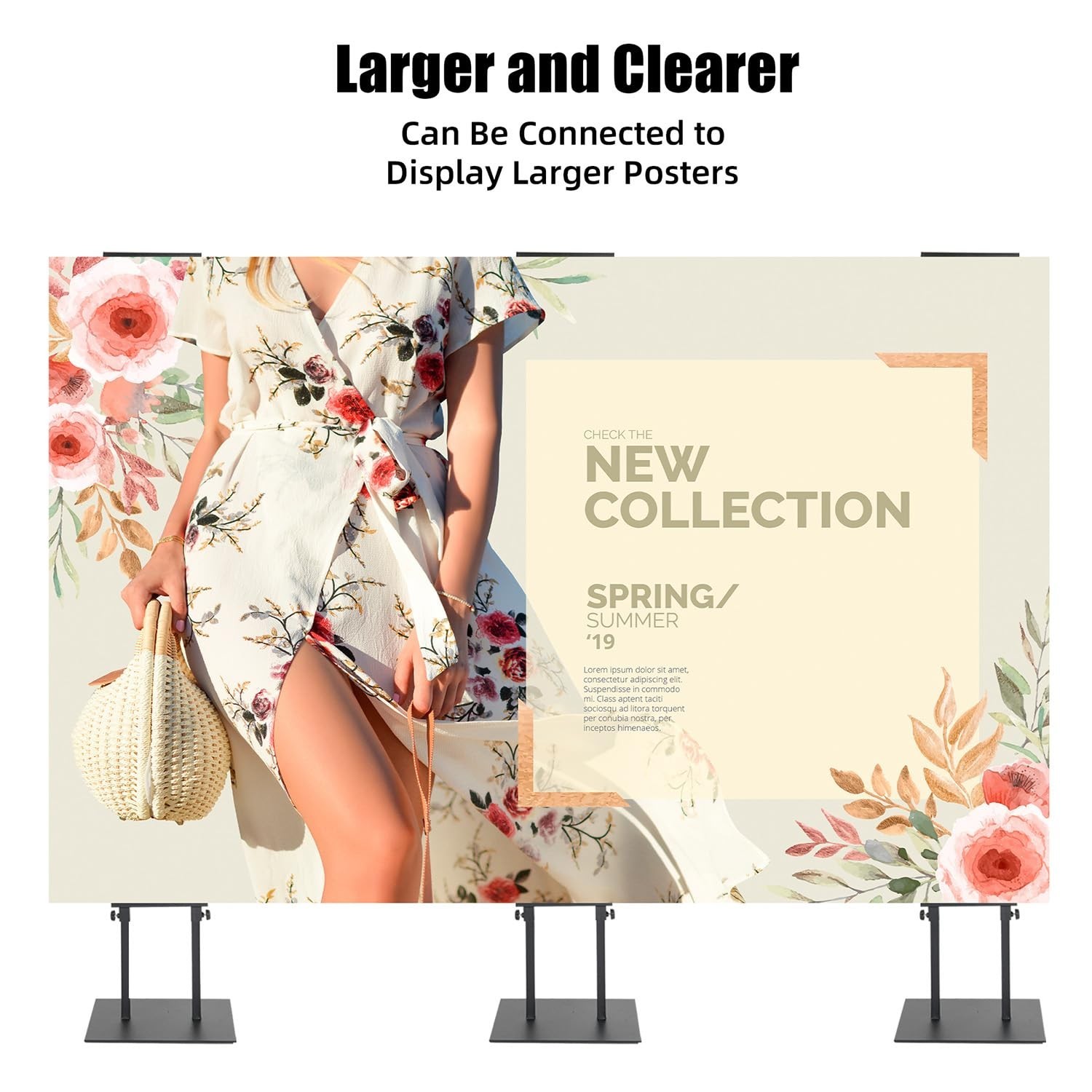Poster Board Stand for Display, Heavy Duty Floor Sign Holder for Foam Board, …