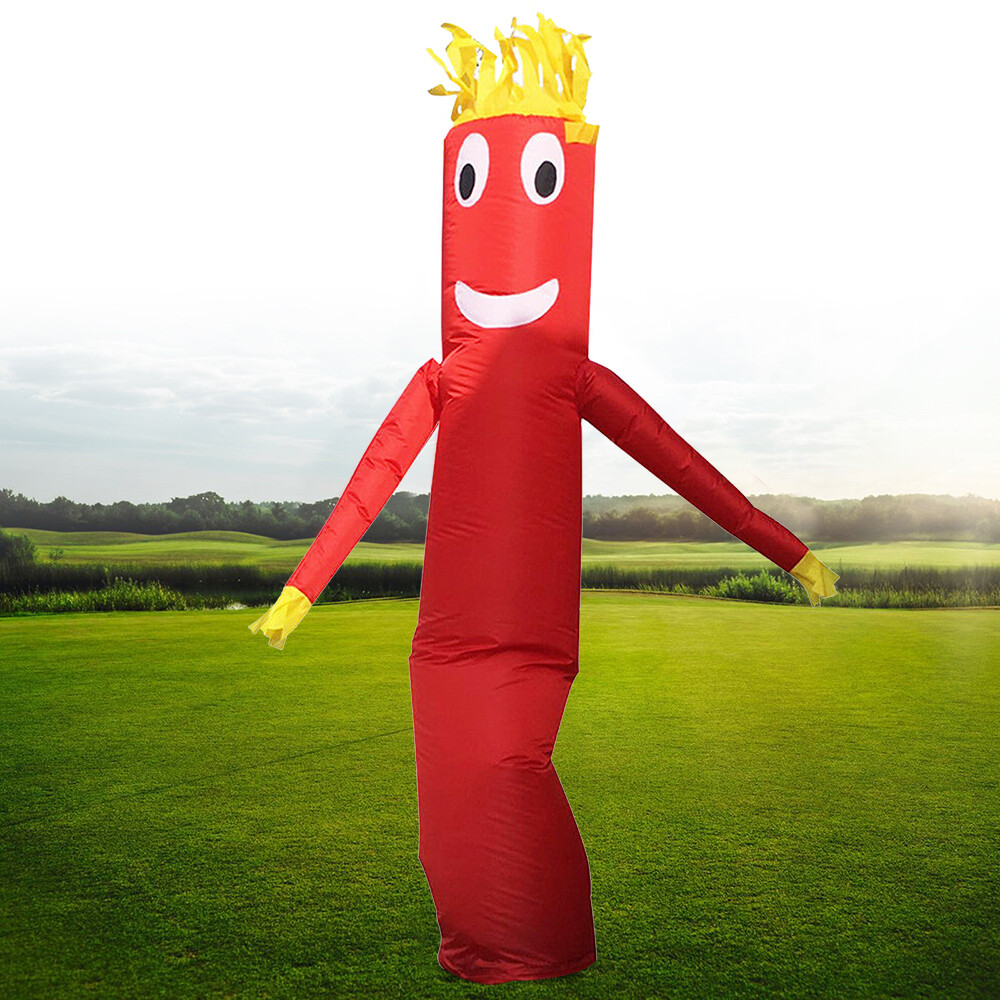 10FT Custom Inflatable Tube Wind Dancer Air Puppet Sky Dancing Wavy Man-Red