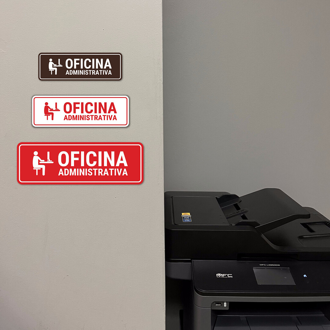 Standard Plus Oficina Administrativa Door or Wall Sign
