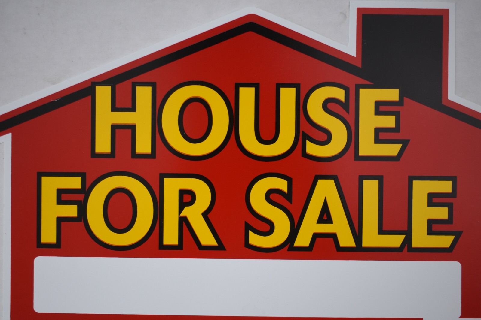 Lot Of 5 Hy-Ko Products Red Informational 9&Prime; x 12&Prime; House For Sale Yard Sign