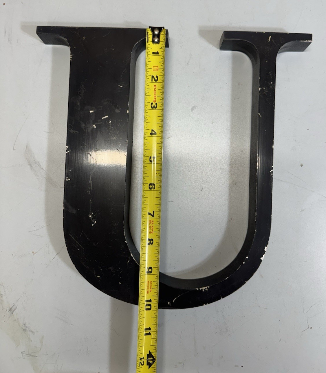 Gemini Inc 10” Cast Aluminum Architectural Letter Sign Black Commercial Letters