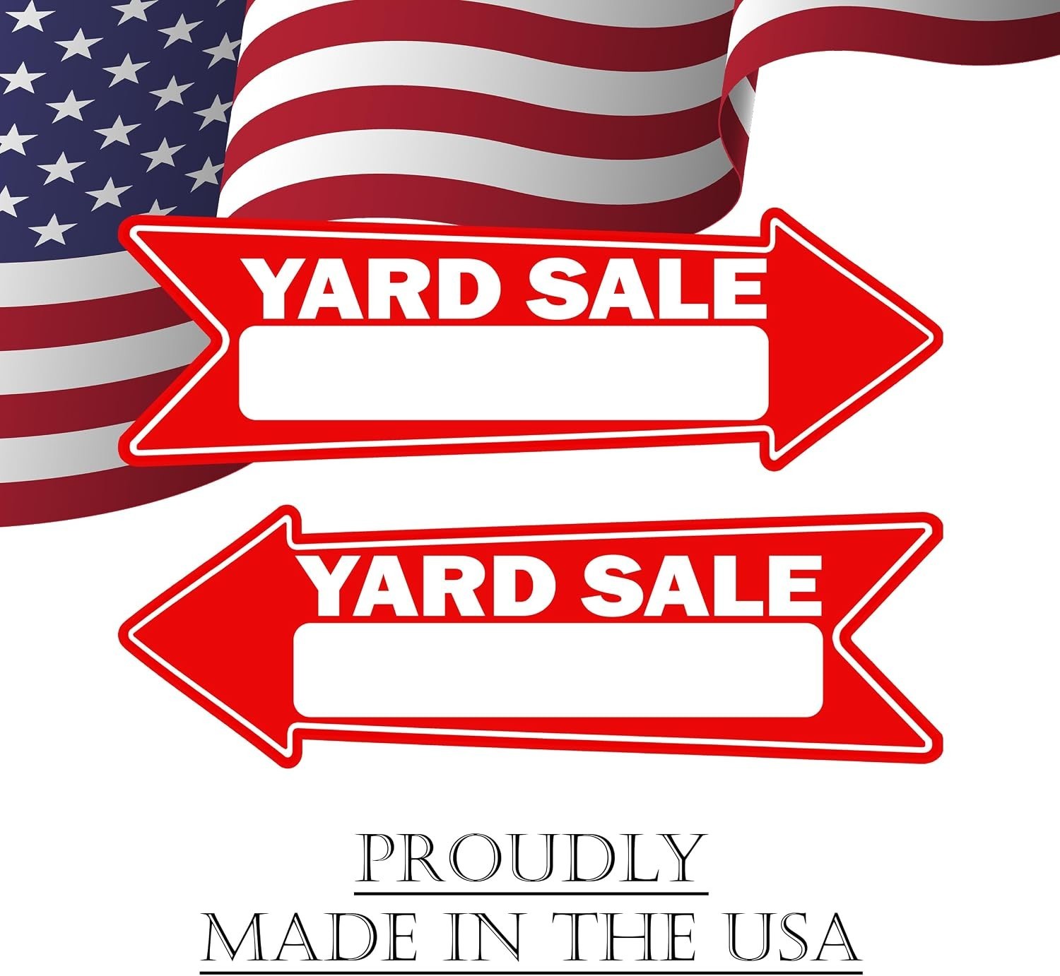 6 Piece Yard Sale Arrows – Yard Sign Double Sided With Stake 16 Inch By 5 Inc…