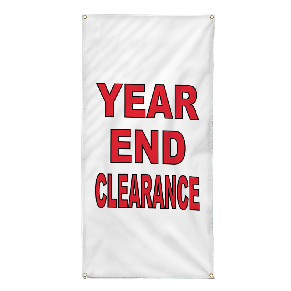 Vertical Vinyl Banner Multiple Sizes Business Weatherproof Industrial Yard Signs