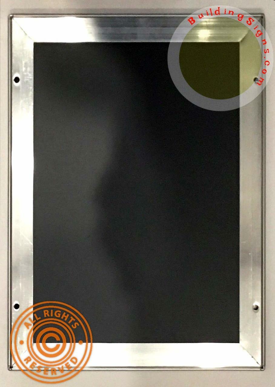Silver Anodized Aluminum Front-load Easy Snap Picture Frame 8.5” x 11”