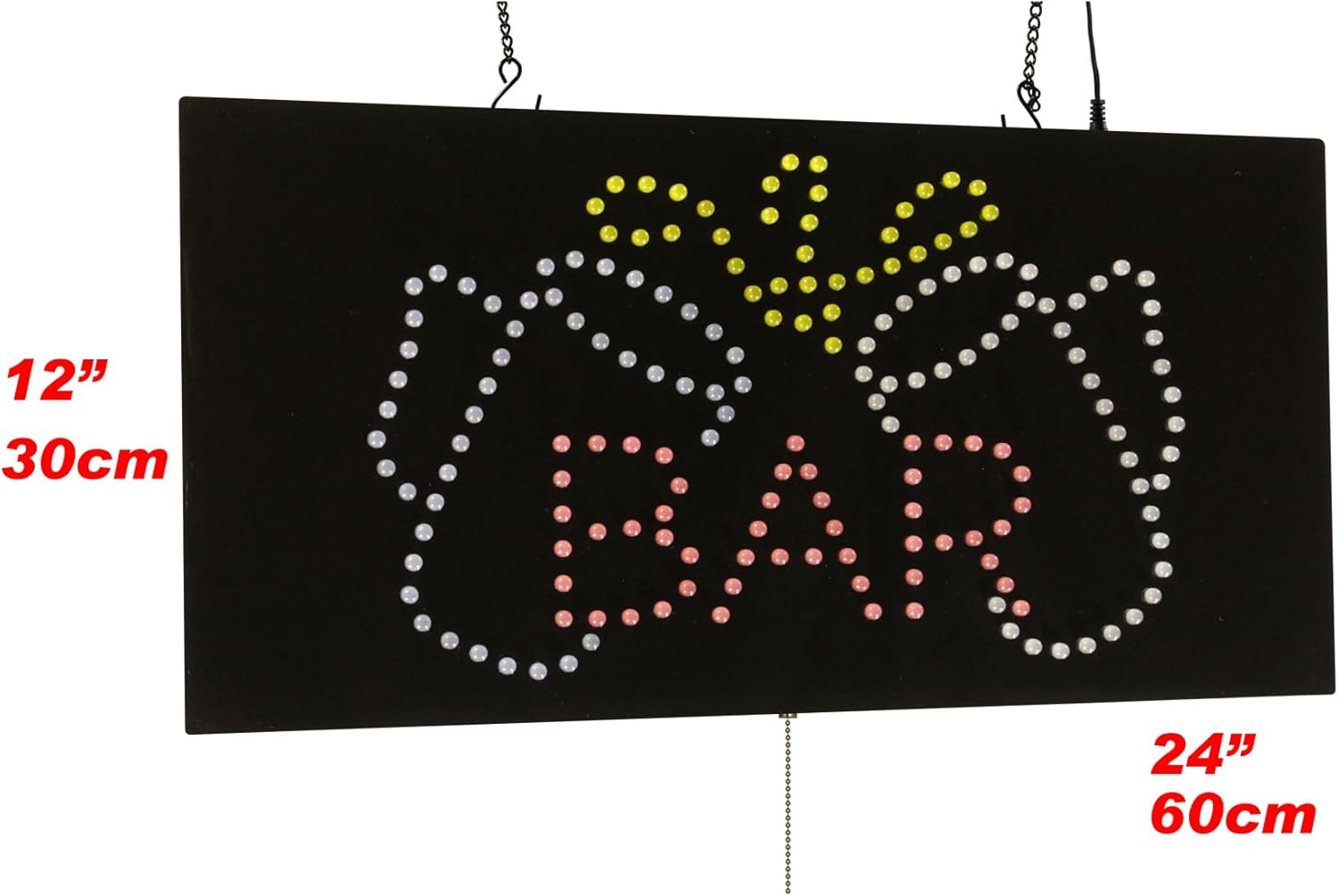 Bar Sign, 24&Prime;X12&Prime;, 60X30Cm, , LED, Neon, Florescent, Signage, Signboard, Display