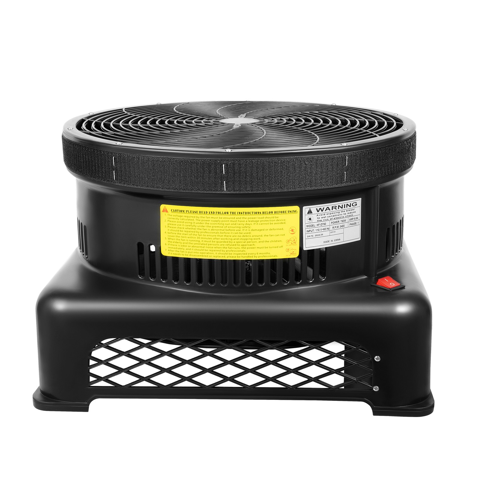 750W 1HP Inflatable Blower Air Blower Fan For Air Tube Puppet Dancer Wind Tube
