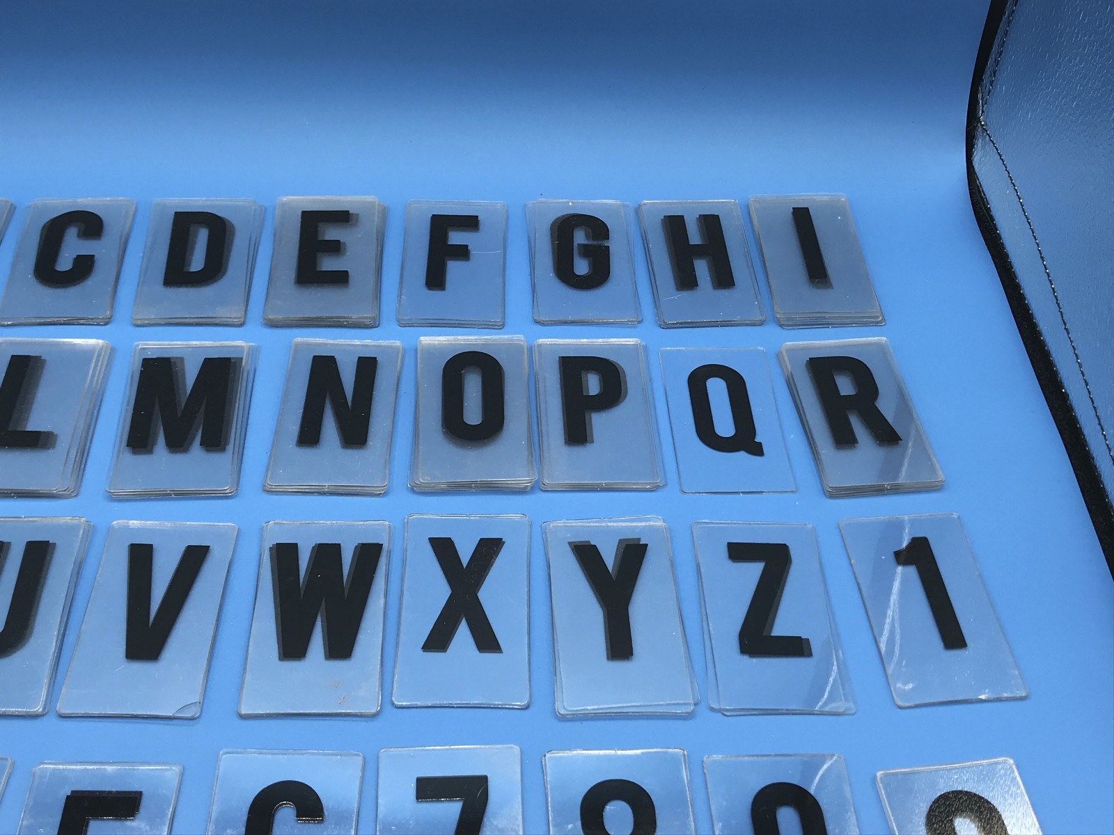 131 Piece Sign Letters Flexible Outdoor 3 x 1.625&Prime; Inch