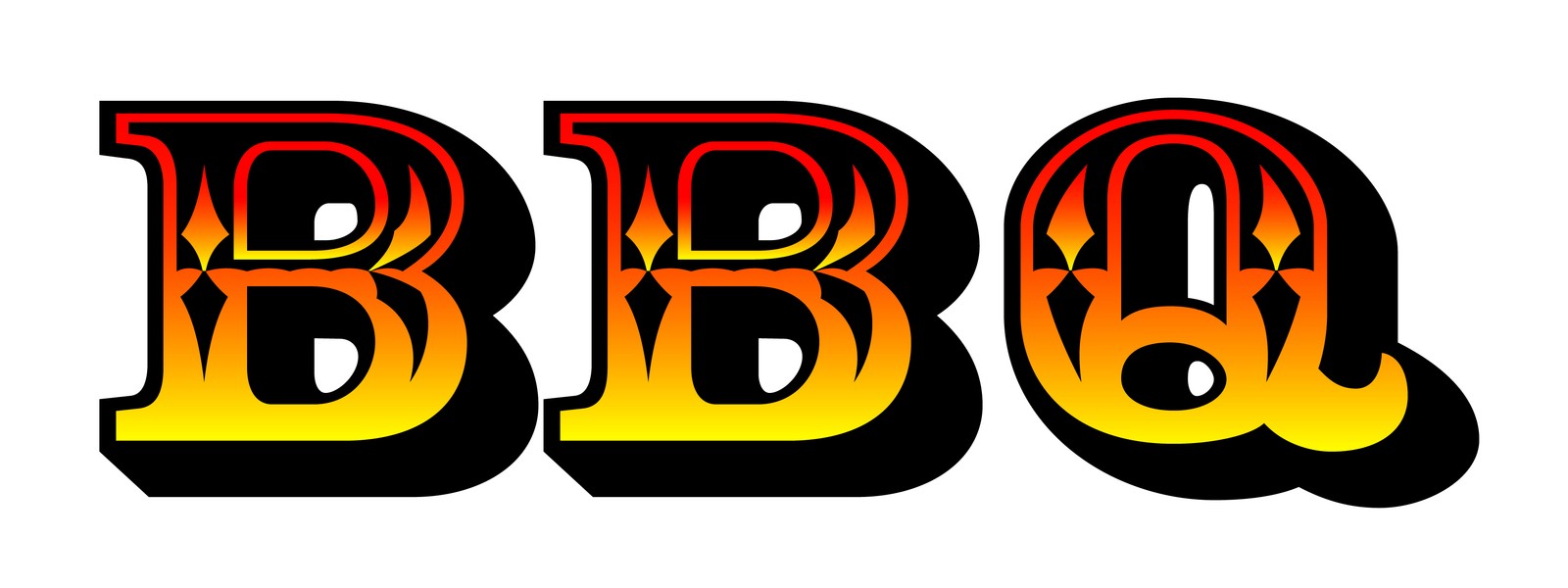 BBQ DECAL sticker barbque bbq smoker ribs pork chicken food concession bus