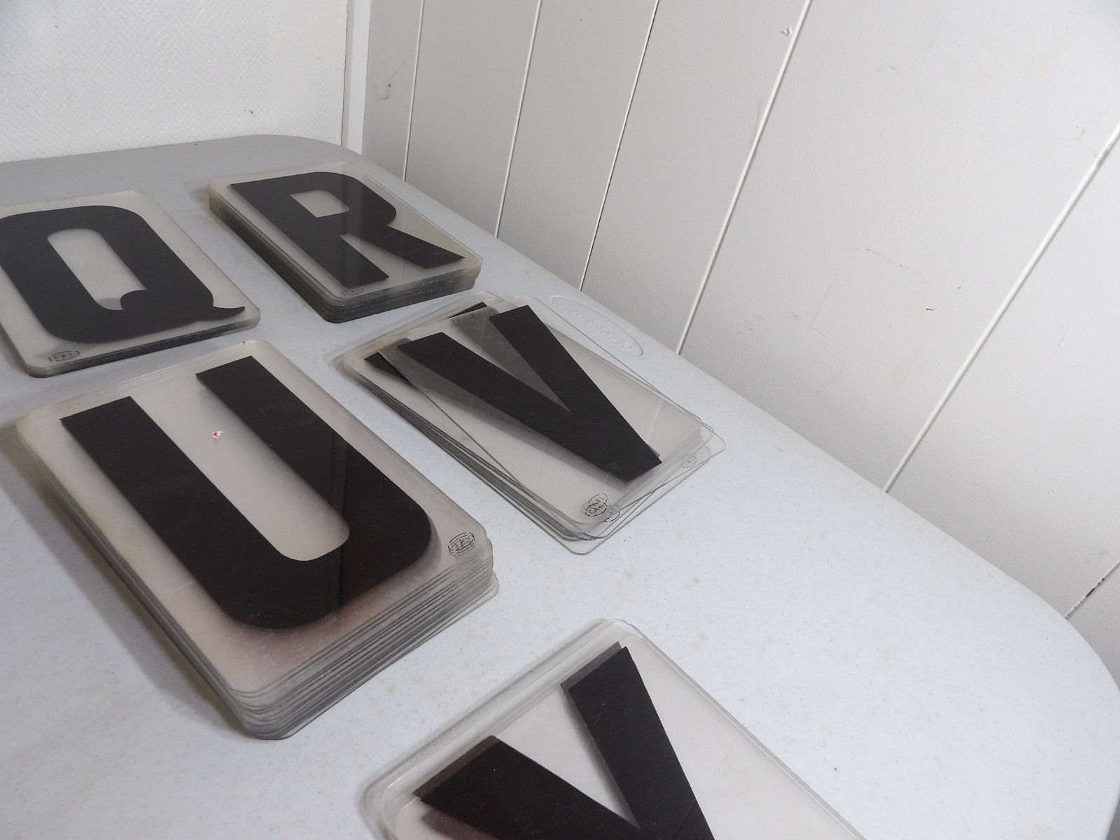 Large Lot of 6&Prime; Tall Marquee Sign Hard Plastic Letters ( Cal Brand )