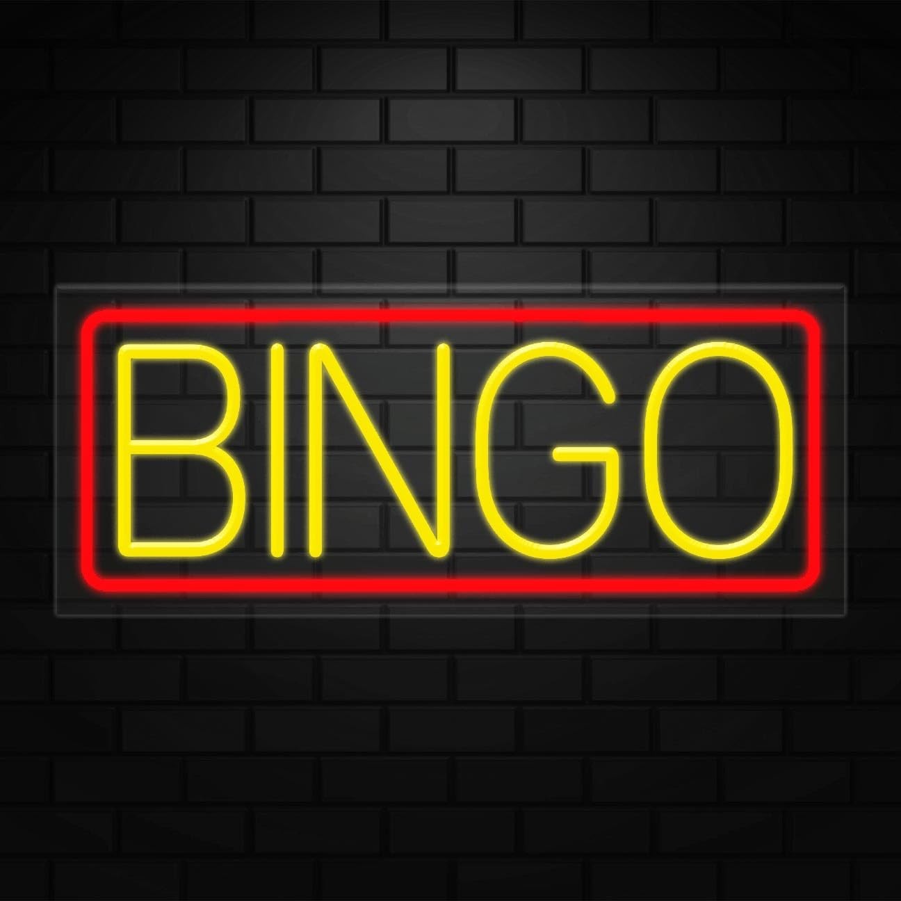 Bingo Neon Sign for Retail Displays | LED Flex Neon | 24&Prime;W x 10&Prime;H x 1&Prime;D