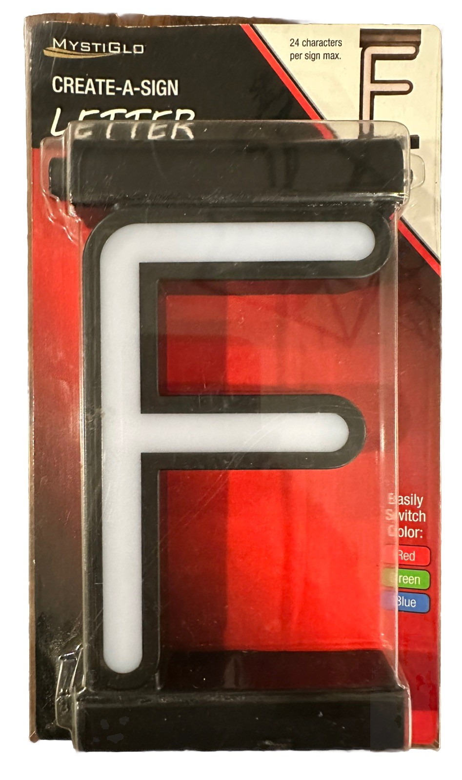 MYSTIGLO Business Signage Store Create-A-Sign Letter F – NEW!