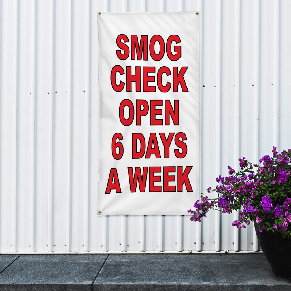 Vertical Vinyl Banner Multiple Sizes Outdoor Weatherproof Industrial Yard Signs
