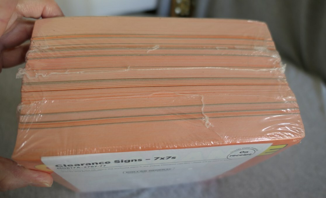 NEW 300 Retail Clearance 25% Off Sale Signs Display Paper Store Promotion 7&Prime;
