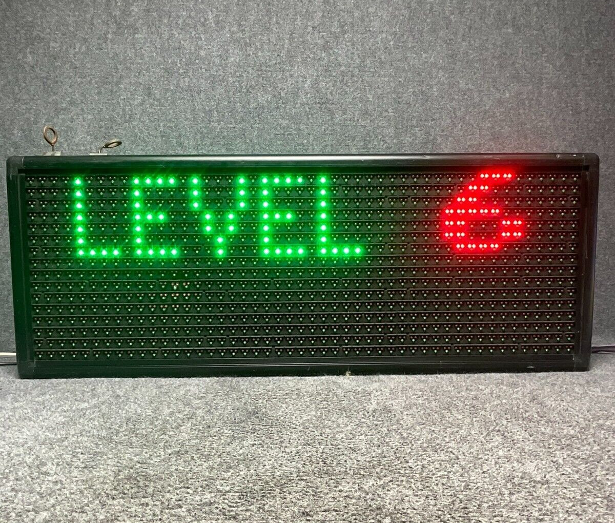 Universal Outdoor LED Sign Board Multi-Color Display Black Panel