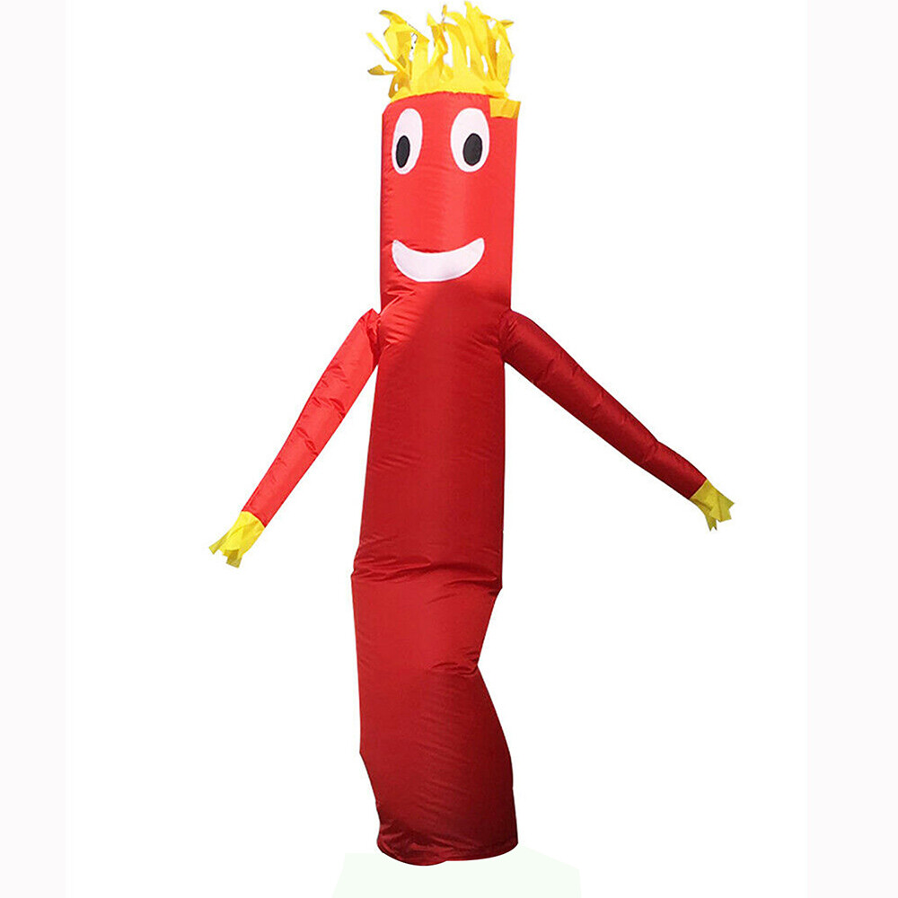 10FT Custom Inflatable Tube Wind Dancer Air Puppet Sky Dancing Wavy Man-Red
