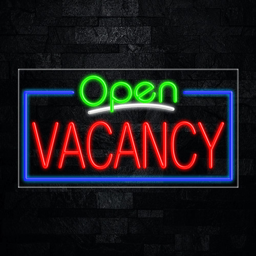Vacancy LED Neon Sign 33&Prime;L x 18&Prime;H #35901
