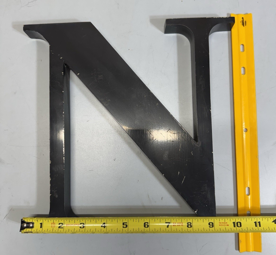 Gemini Inc 10” Cast Aluminum Architectural Letter Sign Black Commercial Letters
