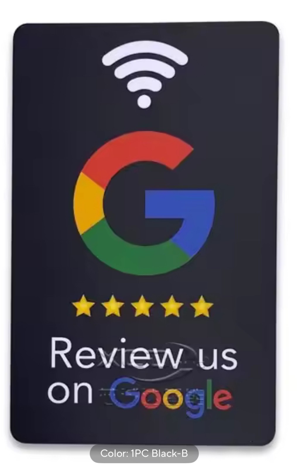 Social Review Tap Card | NFC Contactless QR Code | Unlimited Use Review Cards