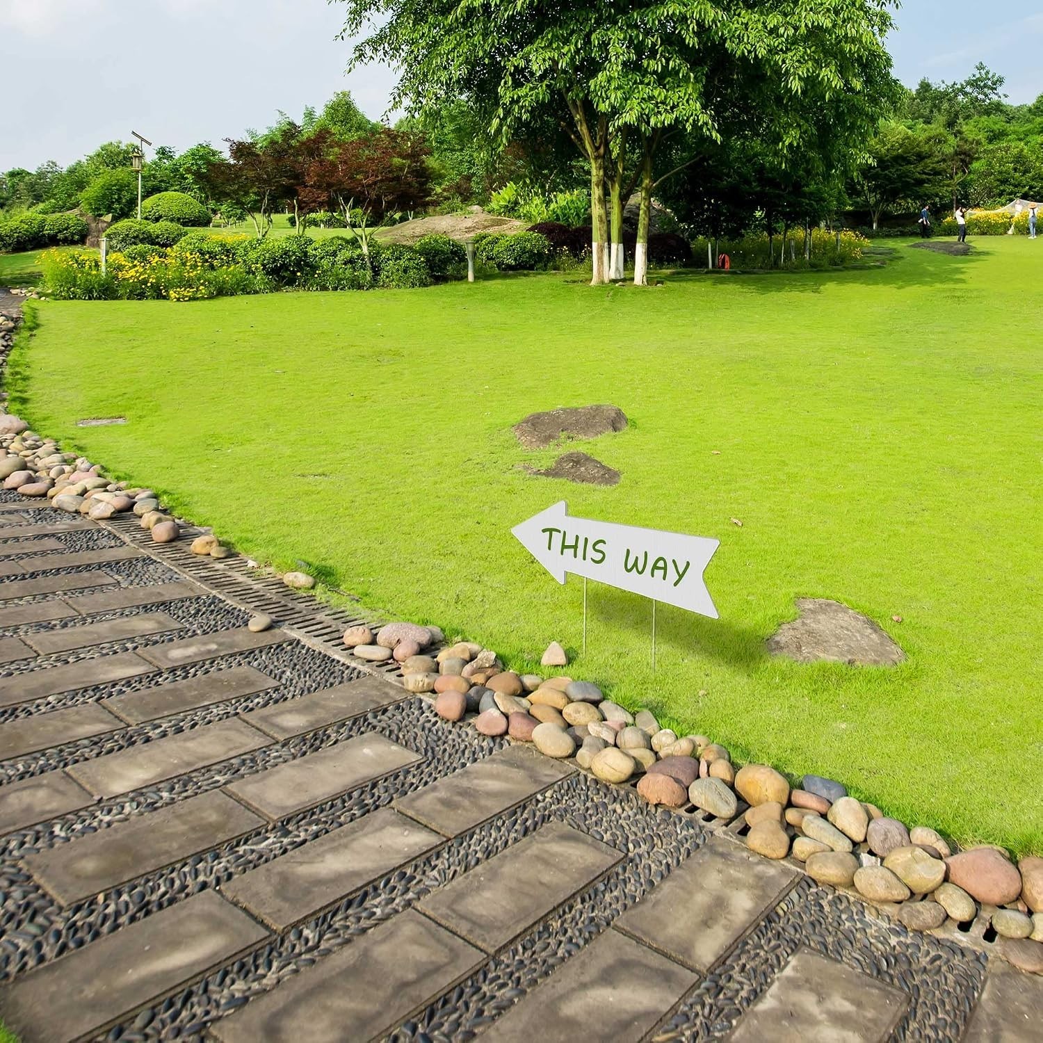 Weather-Resistant 6-Piece Arrow Signs Set – Easy DIY Wedding Directional Tools