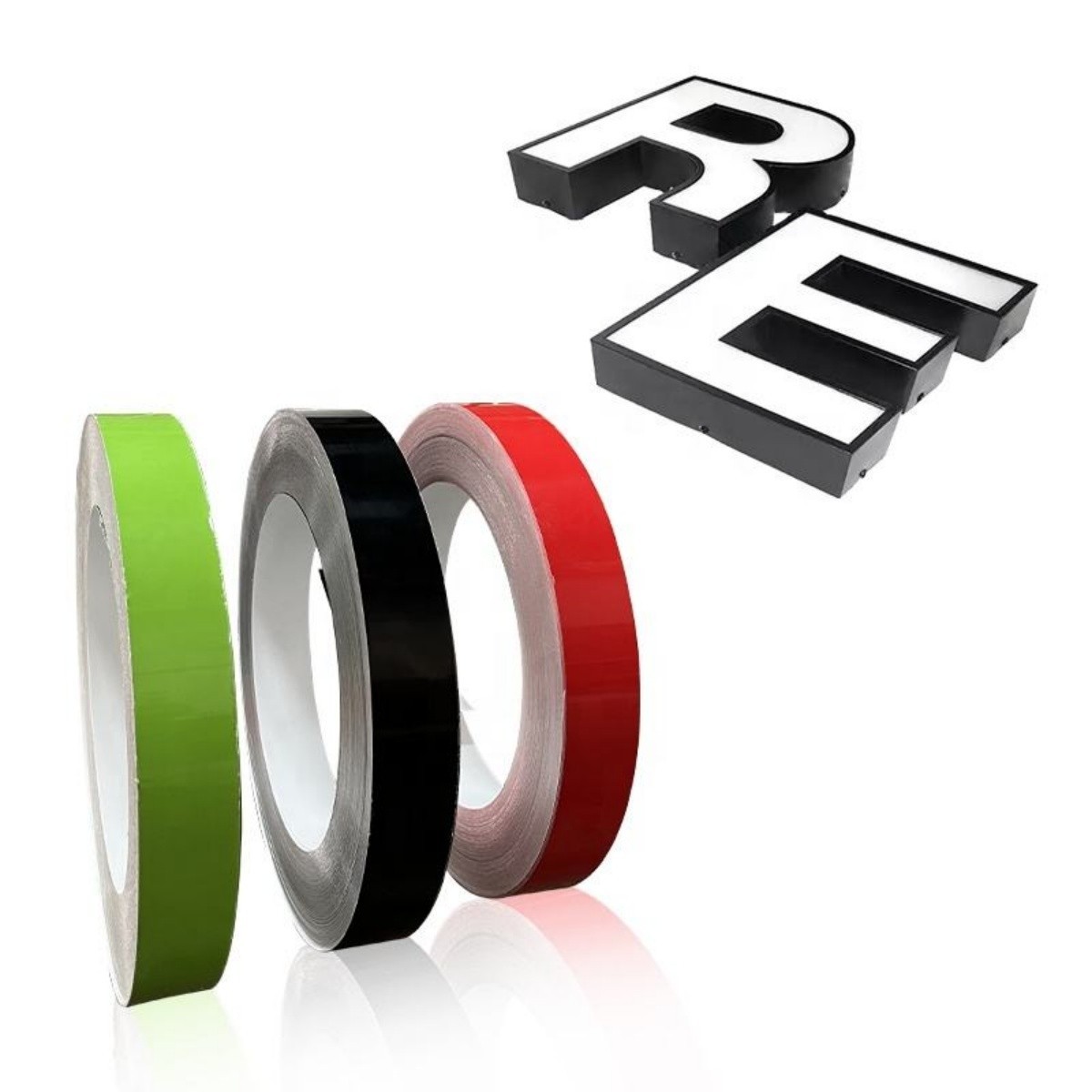 100ft Aluminum Coil Strip for LED Channel Letters – Flat Sign Making Material