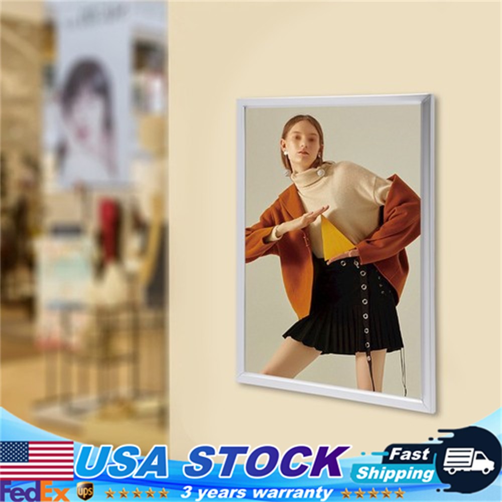 24&Prime;x36&Prime; LED Backlit Poster Frame Art Picture Light Box Advertising Display Frame