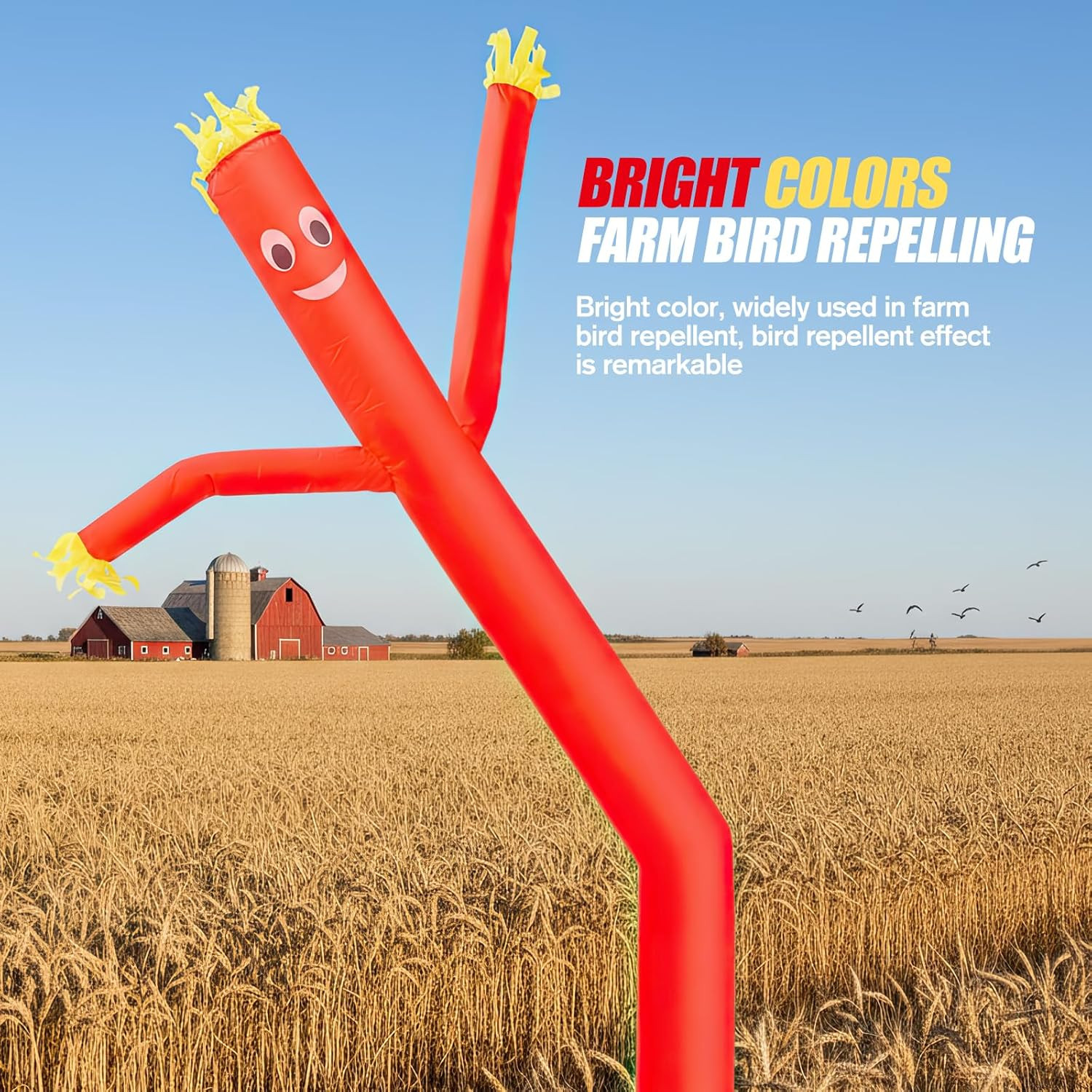 20Ft Red Air Tube Dancer Inflatable Waving Tube Man – Eye-Catching Replacement W