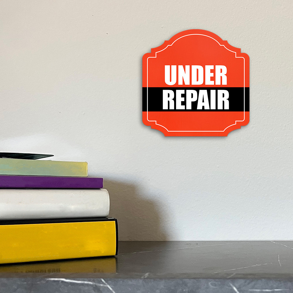 Heritage Plus Under Repair Wall or Door Sign | Business Signage