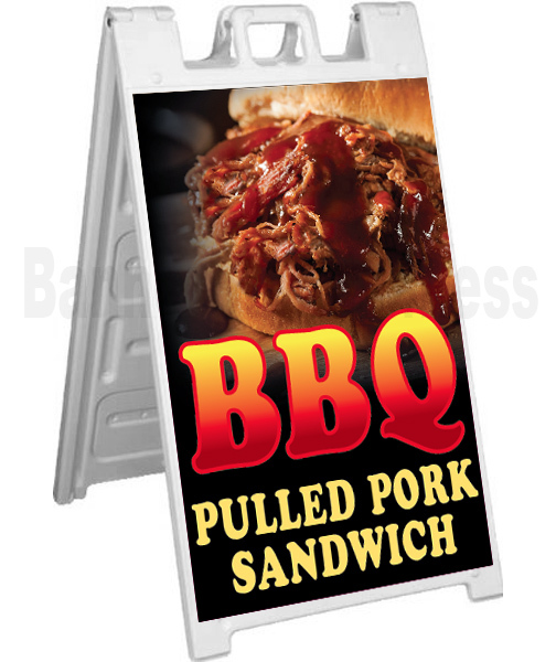 Signicade A-Frame Sign Sidewalk Pavement Food Sign – BBQ PULLED PORK SANDWICH
