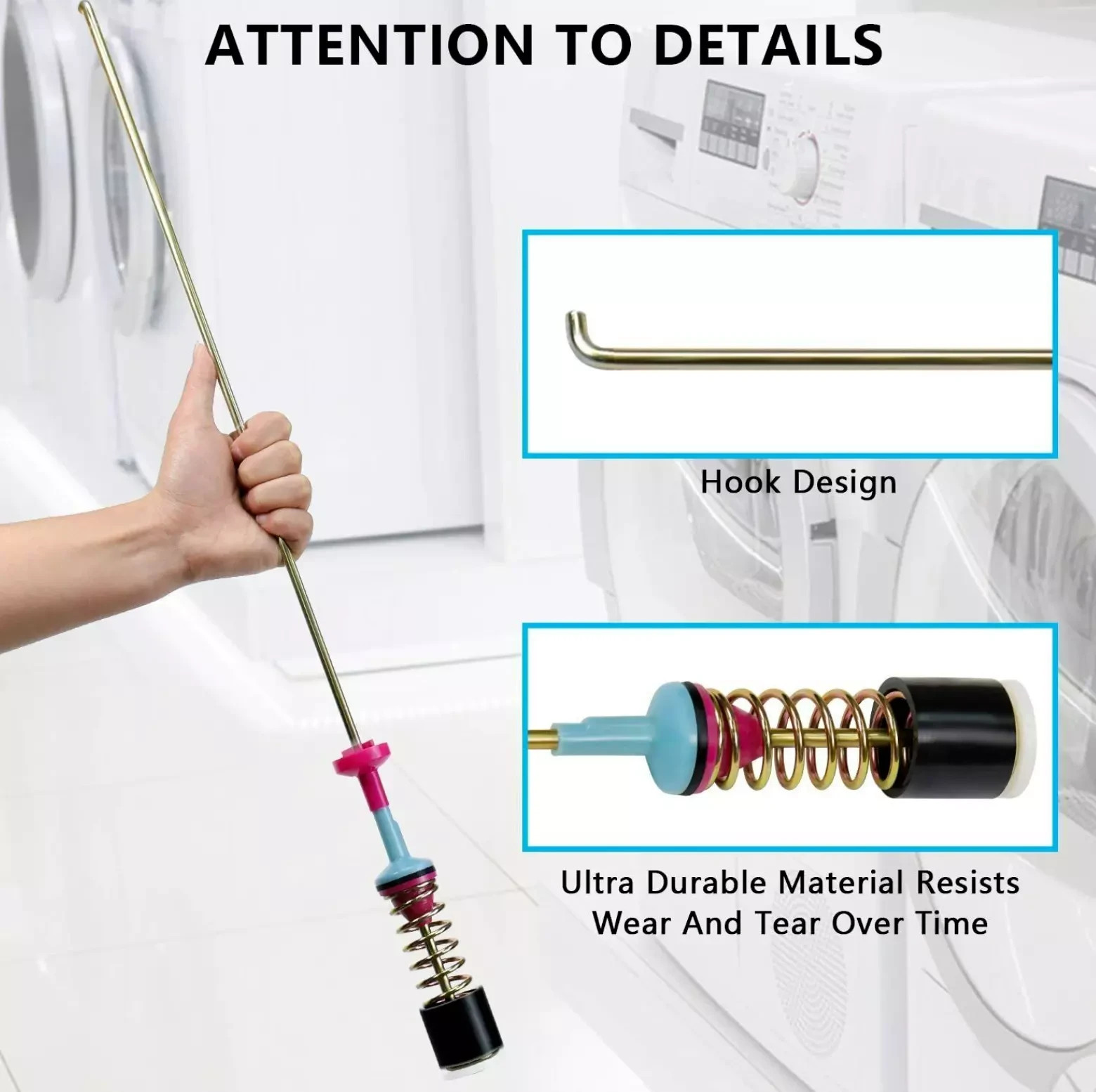 4Pcs WA16J6710LW WA54R7200AV/US-00 WA45K7600AW/A2-00 Suspension Rod For Samsung