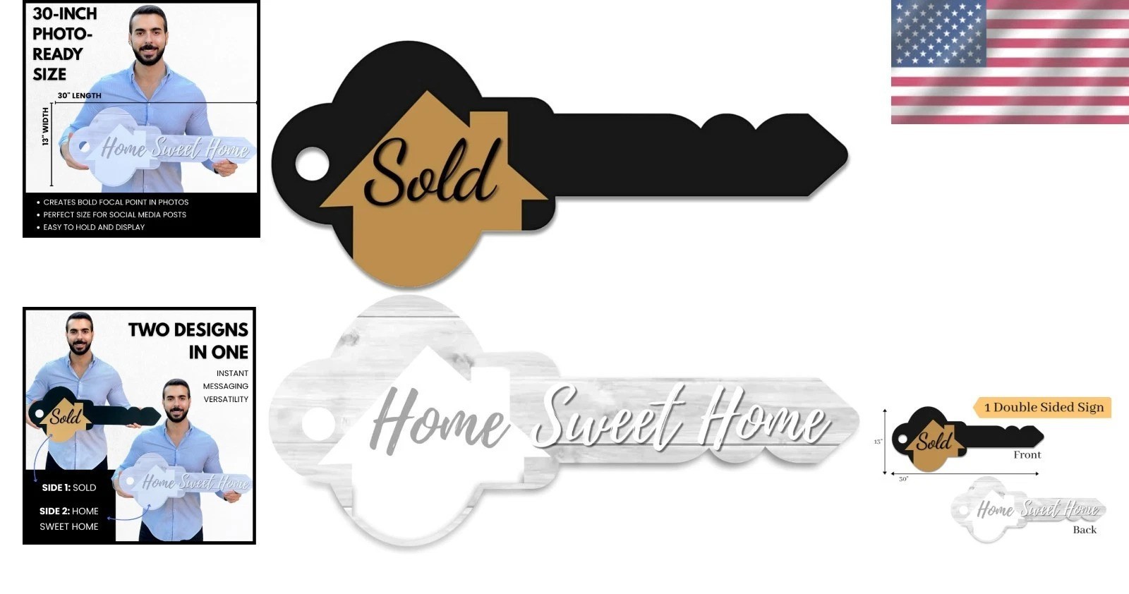 Photo-Ready 30 » Sold Sign & &lsquo;Home Sweet Home&rsquo; Prop – Realtor Marketing Tool