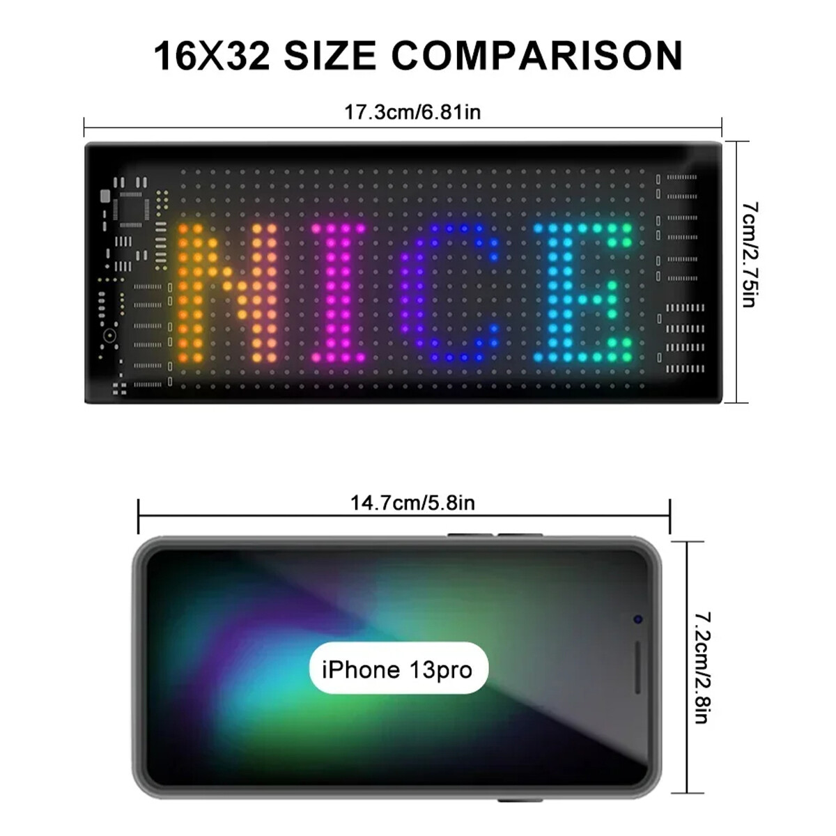 App Control Led Matrix Panel Diy Flexible Pixel Indoor Bluetooth Smart For Wall