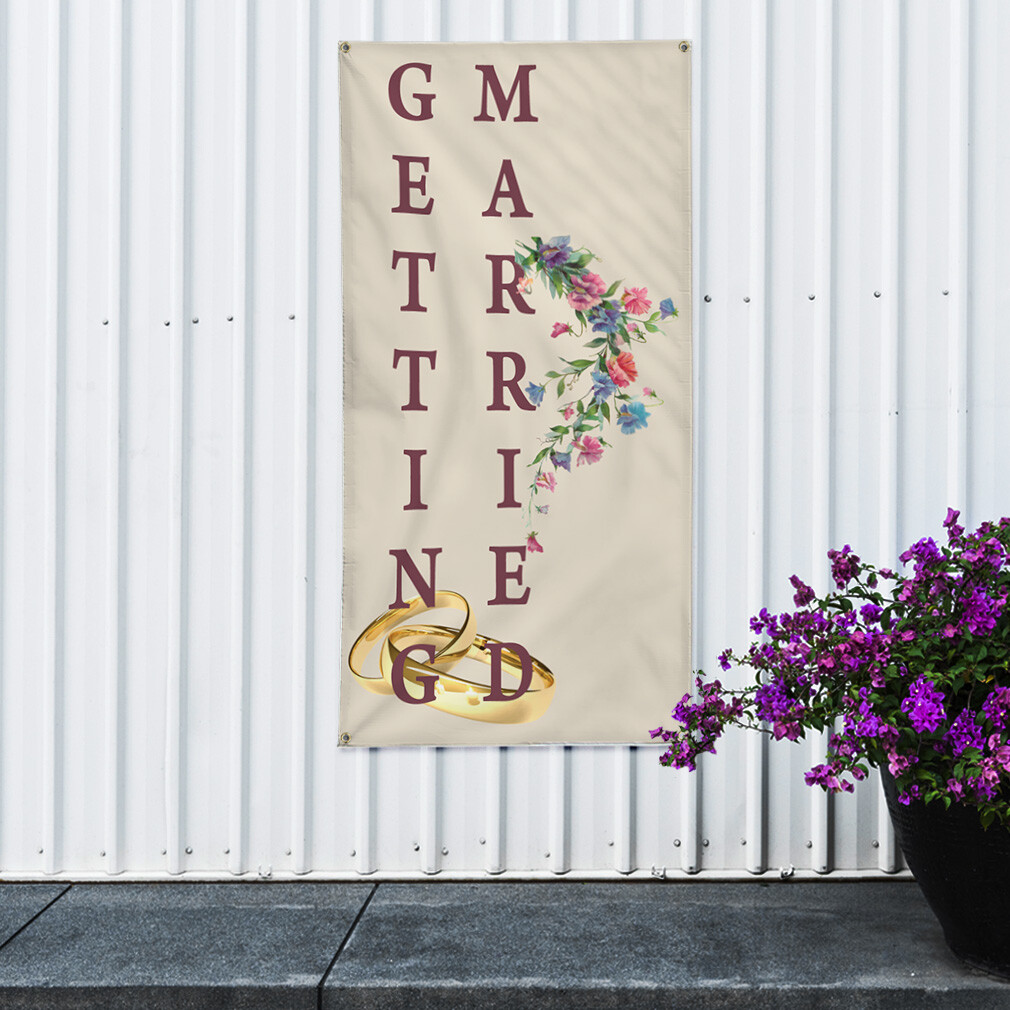Vertical Vinyl Banner Multiple Sizes Outdoor Weatherproof Industrial Yard Signs