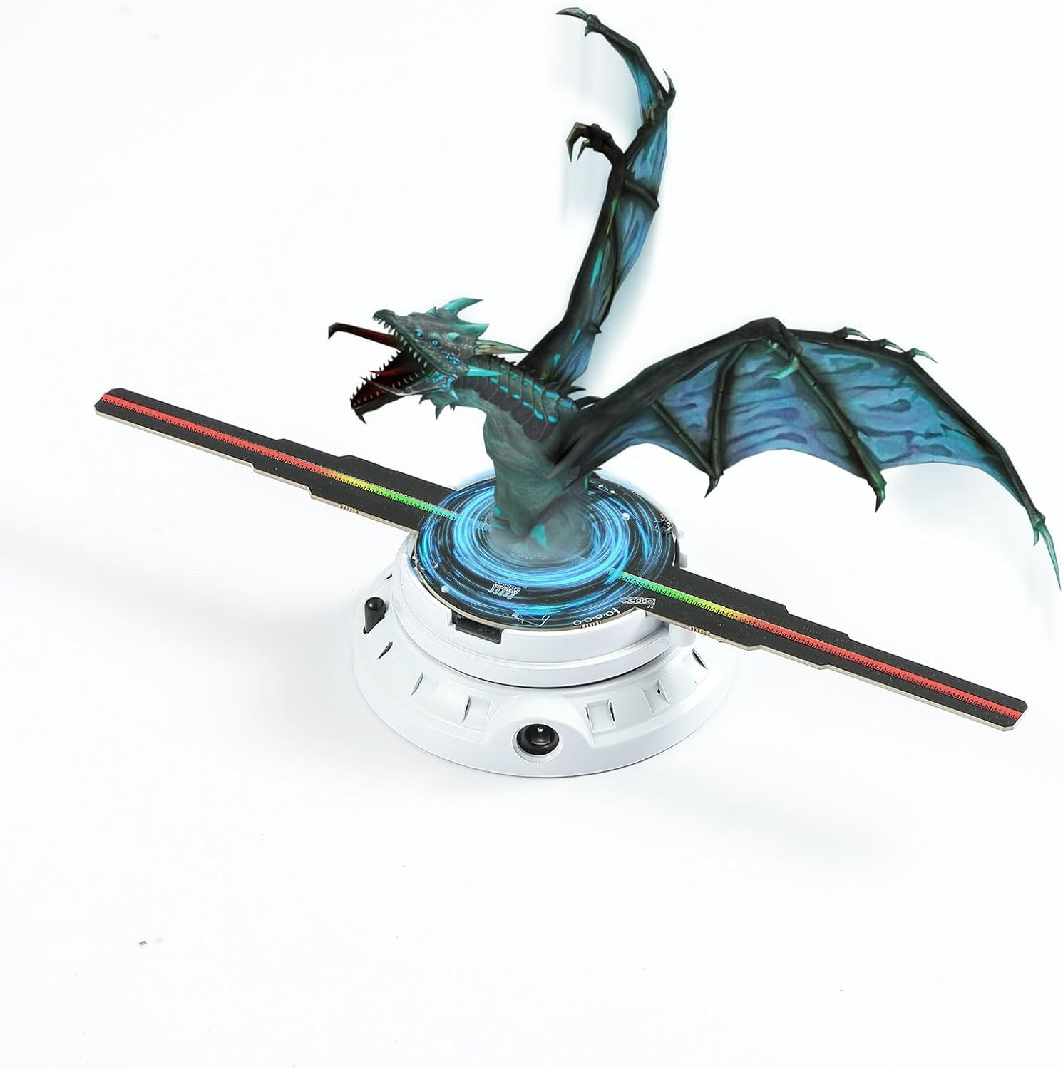 9.1&Prime; Hologram Fan: App-Controlled 3D Display with LED Lights for Trade Shows