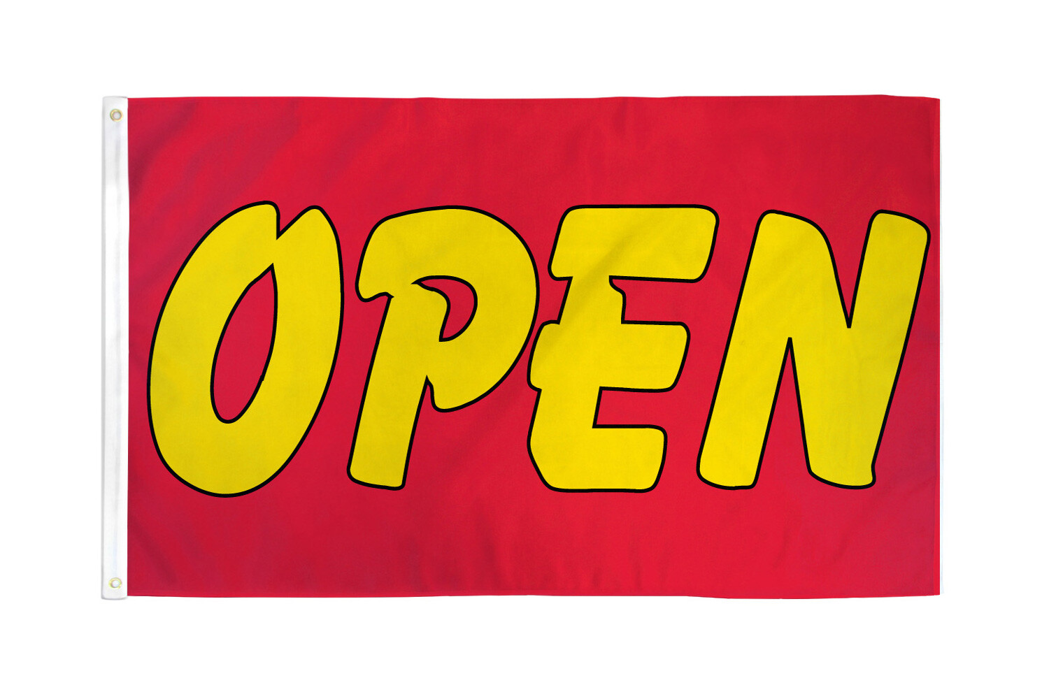 Open Flag 3x5ft Open Red/Yellow We&rsquo;re Open Welcome Open Flag Sign Nylon 200D