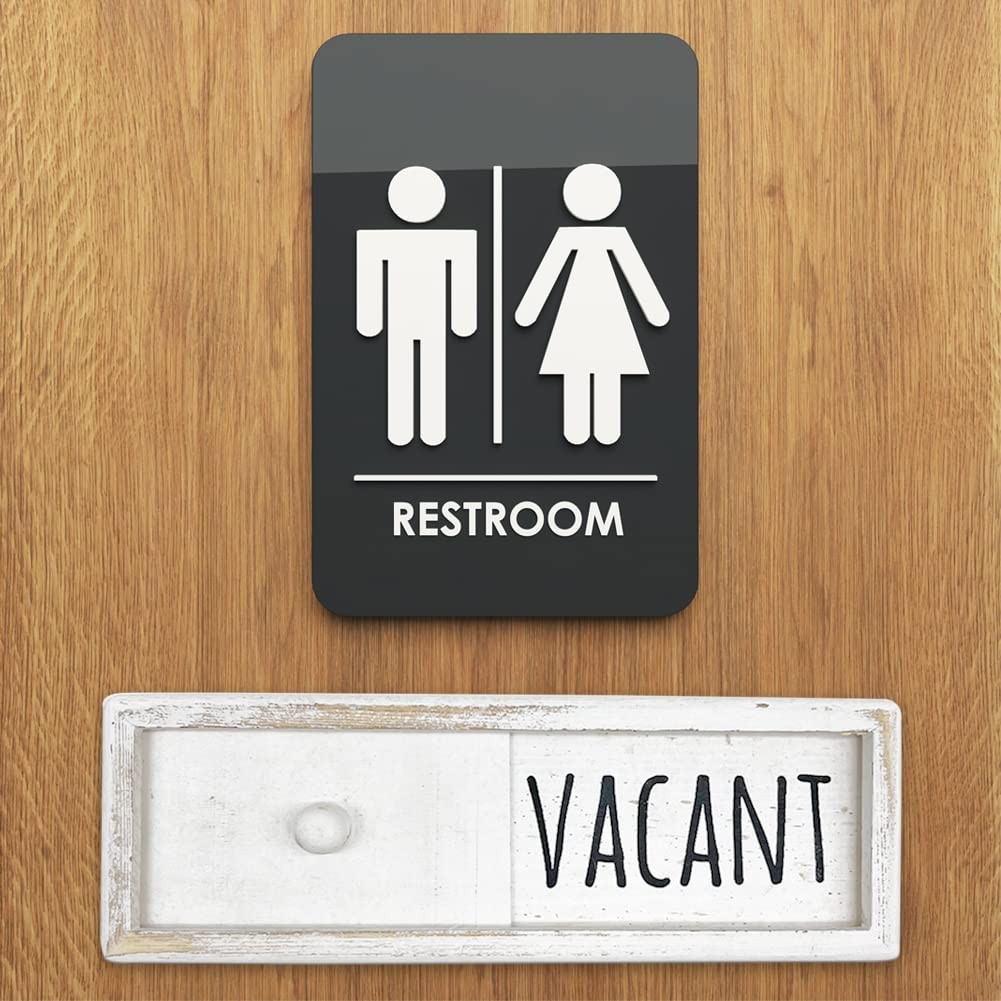 Vacant Occupied Privacy Sign – Privacy Door Sign for Home Office Restroom Con…