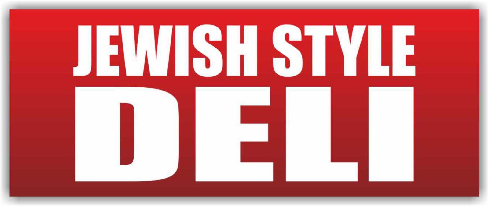 JEWISH STYLE DELI Advertising Banner Vinyl Mesh Sign Shop Store Delicacy Gifts