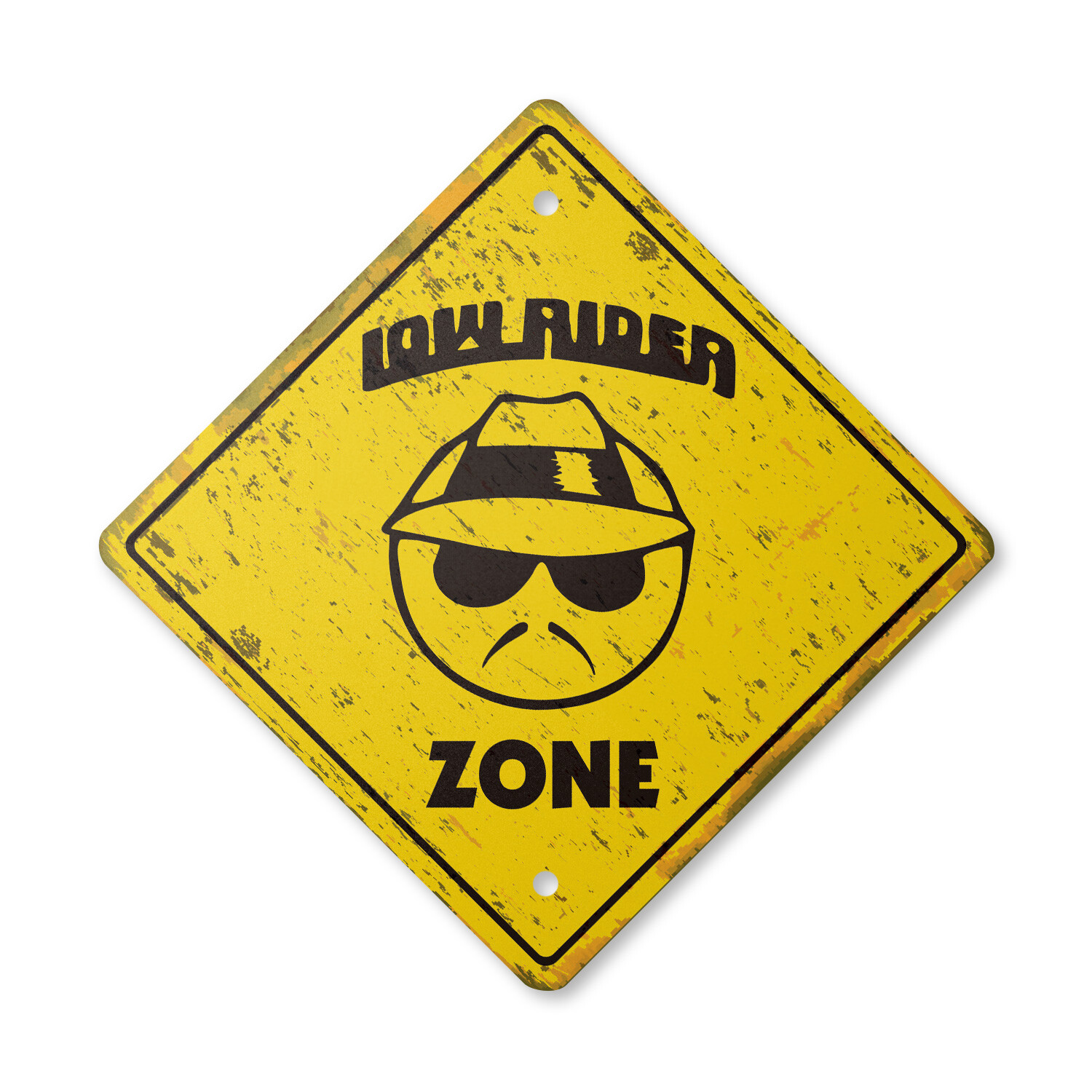 Lowrider Vintage Crossing Sign Xing Plastic Rustic new truck lowrider rims custo