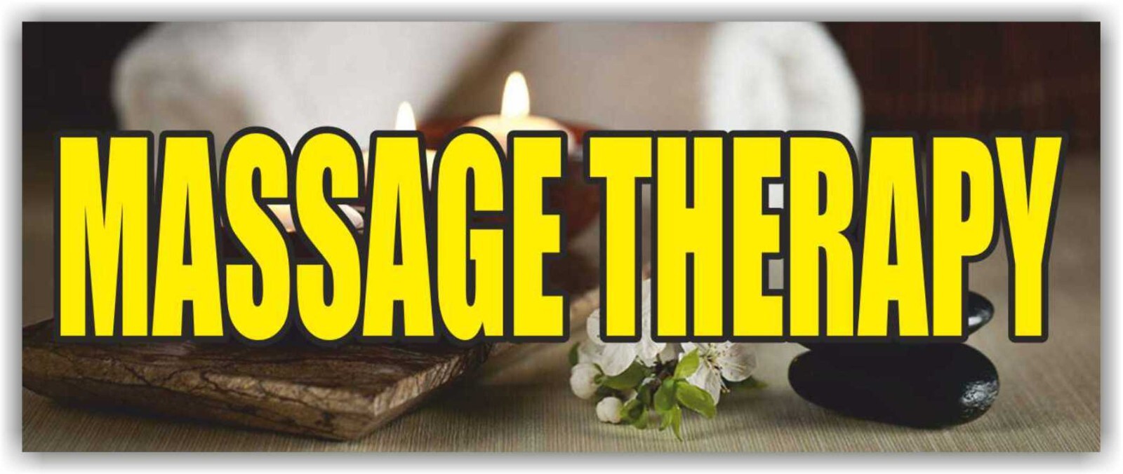 MASSAGE THERAPY Advertising Banner Vinyl Mesh Sign Beauty Spa Chinese Wellness