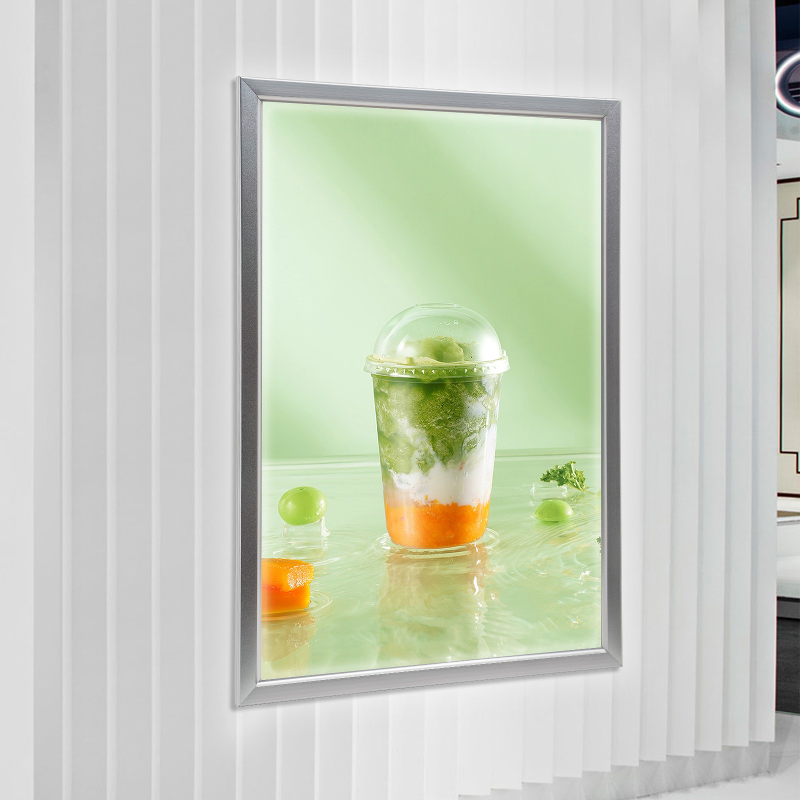 27&Prime;x40&Prime; LED Backlit Poster Frame for Stunning Advertising Display